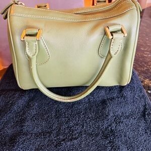 J.Crew Green Leather Handbag